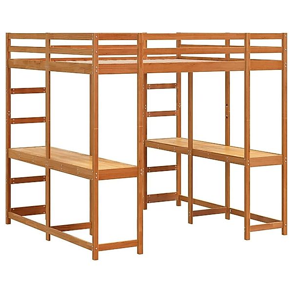 vidaXL Bett Hochbett mit Schreibtisch & günstig online kaufen