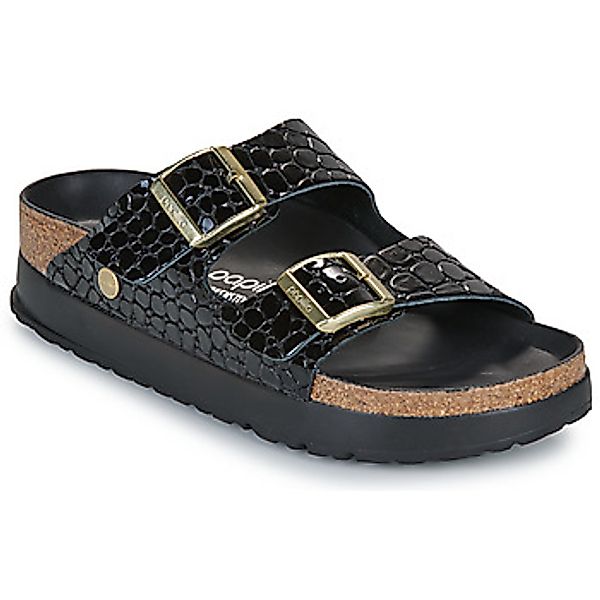 Papillio  Pantoffeln Arizona Flex Platf LENA Croc Black HEX günstig online kaufen