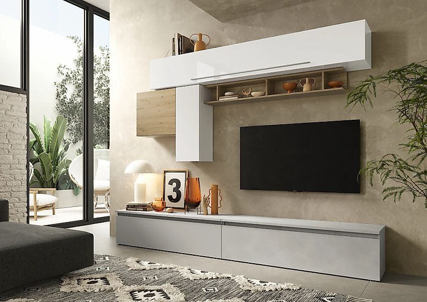 INOSIGN Wohnwand "Infinity, 6tlg. Breite 262 cm, Höhe variabel, Schrankw., günstig online kaufen