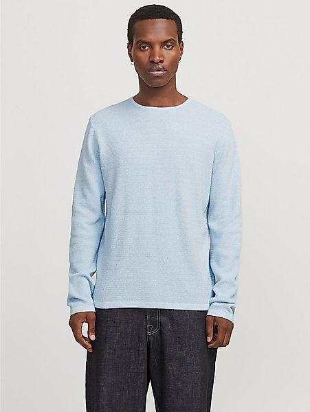 Jack & Jones Rundhalspullover JJEGEORGE KNIT CREW NECK NOOS mit Strick Opti günstig online kaufen