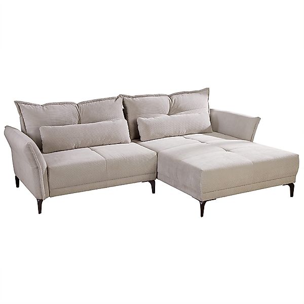 riess-ambiente Ecksofa DESIGNO 250cm beige / günstig online kaufen