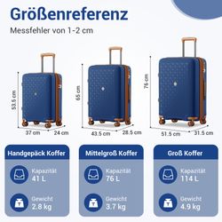 KONO Business-Koffer Premium Reisekoffer Ultimate – günstig online kaufen