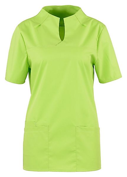 BEB Schlupfbluse beb MEDIZIN/PFLEGE Damen KASACK Kurzarm Baumwollmix Apfelg günstig online kaufen