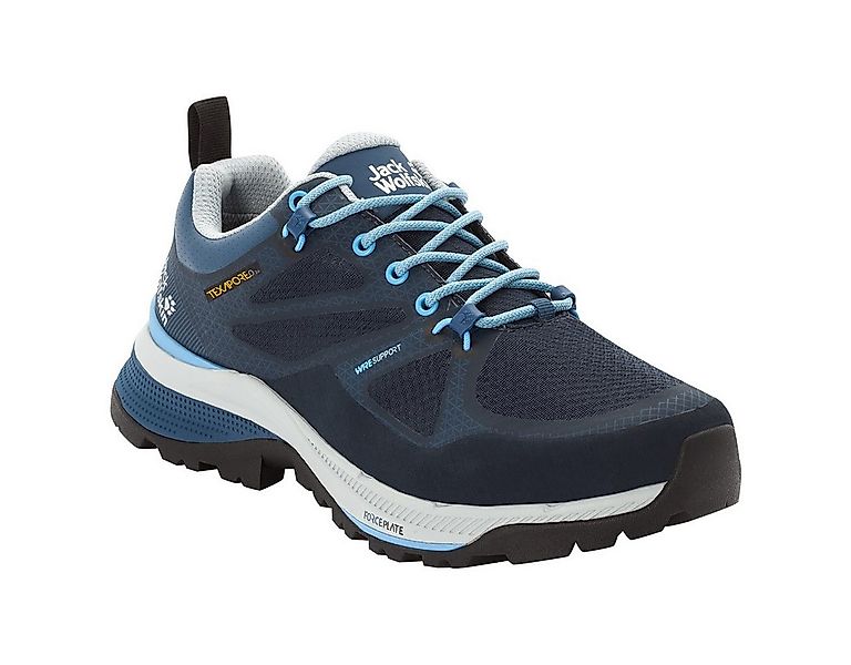 Jack Wolfskin Force Striker Low Texapore wasserdicht dunkelblau Damen Wande günstig online kaufen