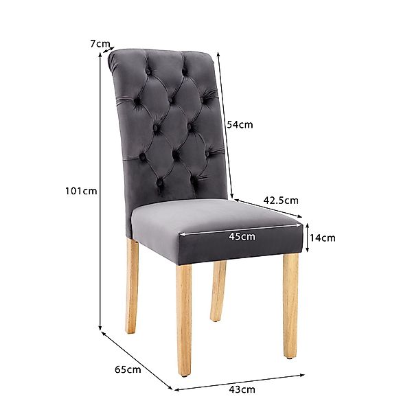 Flieks Esszimmerstuhl (6 St), 6er Set günstig online kaufen
