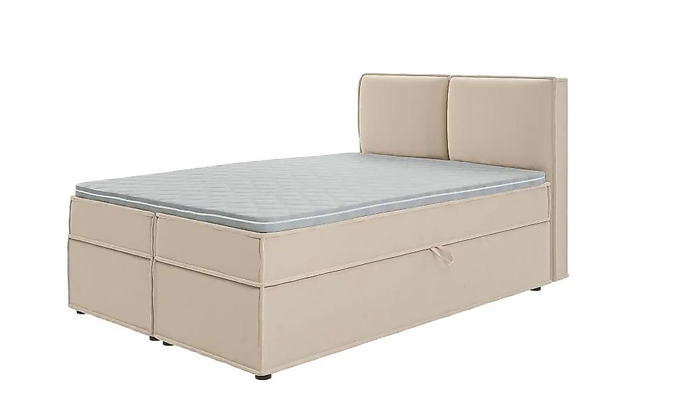 S-STYLE Boxbett mit Stauraum und Topper  H3 Uma ¦ beige ¦ Maße (cm): B: 140 günstig online kaufen