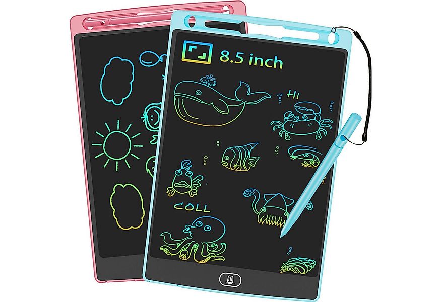 Comfy Mate Zaubertafel 2 Stück LCD Schreibtafel 8.5 Zoll Kinder Maltafel Dr günstig online kaufen