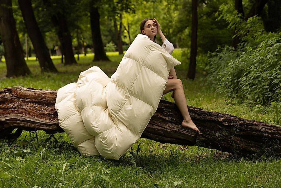 Vitaschlaf Daunenbettdecke Vitaschlaf® BIO-LUXE-KBA Bettdecken für Sommer W günstig online kaufen