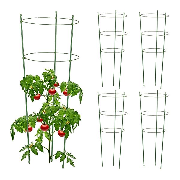 relaxdays Rankhilfe Grüne Rankhilfe 76 cm günstig online kaufen
