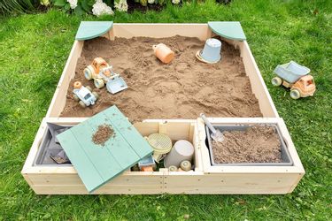 MUDDY BUDDY® Sandkasten Beach Rebel, natur günstig online kaufen