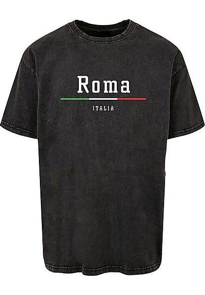 Merchcode T-Shirt Merchcode Herren Roma X Acid Washed Heavy Oversize Tee (1 günstig online kaufen