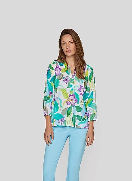 Rabe Klassische Bluse "Rabe Bluse mit tropischem Blumenprint" günstig online kaufen