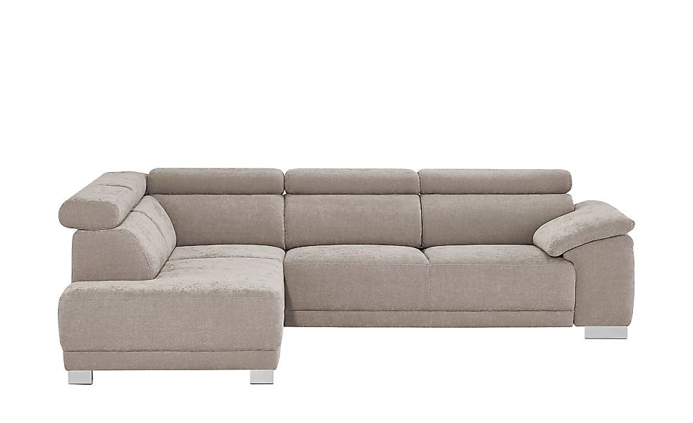 Ecksofa - grau - 76 cm - Polstermöbel > Sofas > Ecksofas - Möbel Kraft günstig online kaufen
