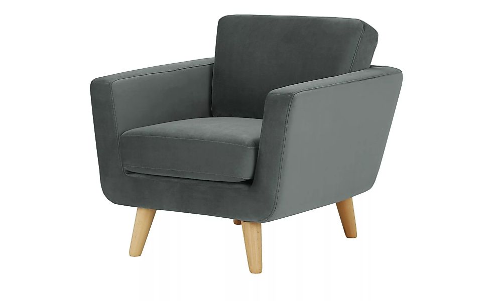 finya Sessel  Malmo - grau - 86 cm - 80 cm - 88 cm - Polstermöbel > Sessel günstig online kaufen