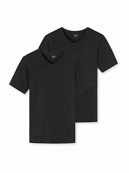 Schiesser V-Shirt 2-Pack 'Cotton Stretch' (2-tlg) günstig online kaufen