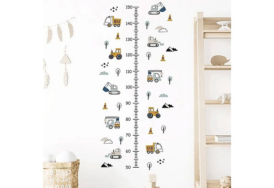 Montegoni Wandsticker Kinder-Wandsticker (LKW, Baum, Wolken, Höhenmessung, günstig online kaufen