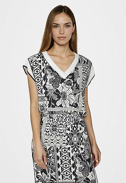 MARC AUREL Blusentop mit Patchwork-Print günstig online kaufen