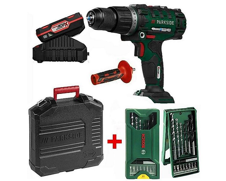Parkside Akku-Schlagbohrschrauber 20V Schlagbohrschrauber PSBSA 20-Li C3 Ak günstig online kaufen