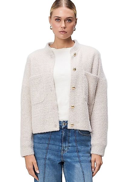 Zero Jackenblazer Damen strukturiert mit Knopfleiste Knopfleiste günstig online kaufen