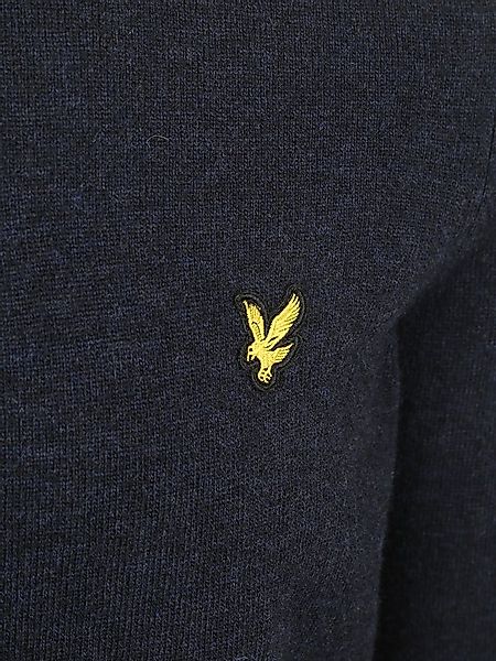 Lyle & Scott Pull Merino Lammwolle Navy - Größe M günstig online kaufen