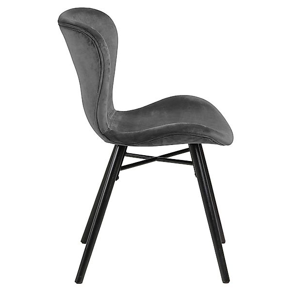 ebuy24 Batilda -A1 Esszimmerstuhl Velours Grau günstig online kaufen