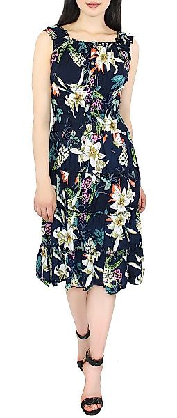 dy_mode Sommerkleid Damen Sommerkleid Blumen Print günstig online kaufen