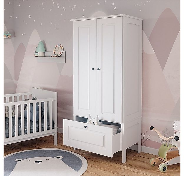 VitaliSpa® Kleiderschrank Ajaton, Weiß, 83.3 x 187 cm (1-St) günstig online kaufen