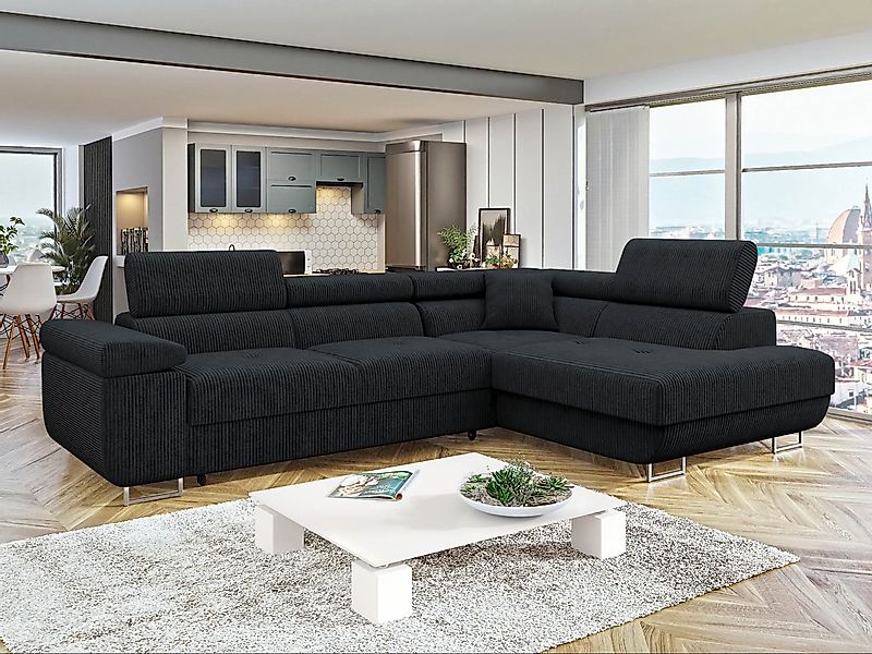 MIRJAN24 Ecksofa Torezio Cord, mit Bettkasten günstig online kaufen