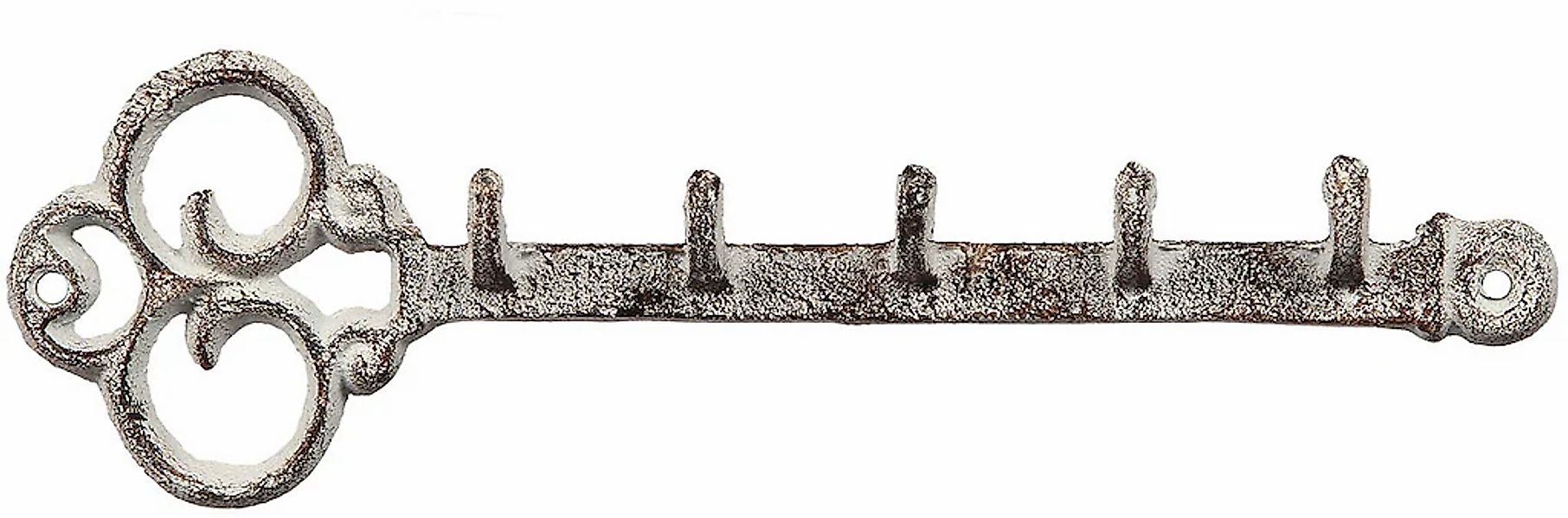 Ambiente Haus Wandhaken Hakenleiste aus Gusseisen - Schlüssel, (1-St) günstig online kaufen