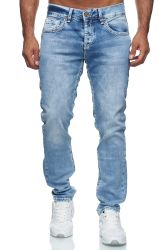 Baxboy Regular-fit-Jeans Herren Jeans Dicke Neon-Naht günstig online kaufen