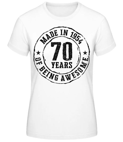 Made In 1954 · Frauen Basic T-Shirt günstig online kaufen