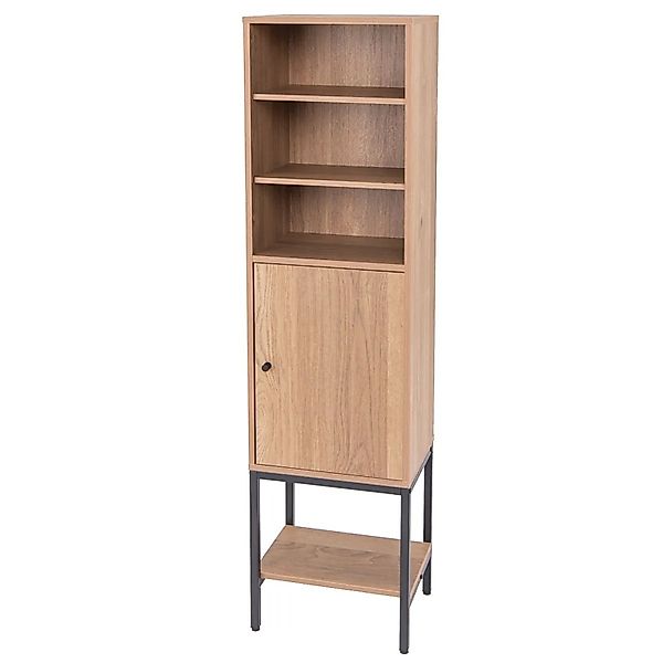 Costway 6-Stöckiger Badezimmerschrank 38 x 30 x 146 cm Natur günstig online kaufen