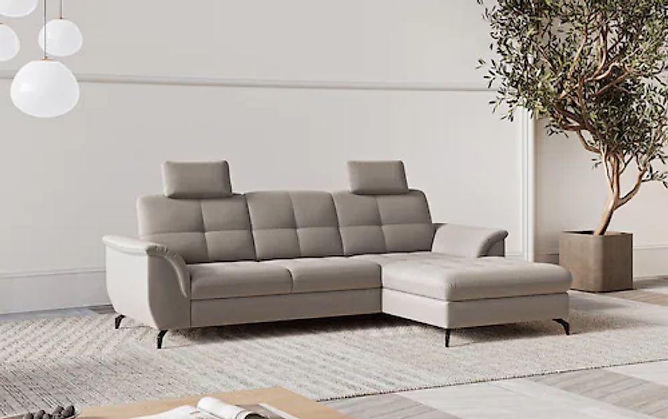sit&more Ecksofa "Zora L-Form", wahlweise mit Bettfunktion und Bettkasten günstig online kaufen
