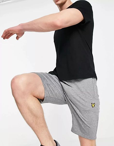 Lyle & Scott – Sport Superwick – Shorts-Grau günstig online kaufen