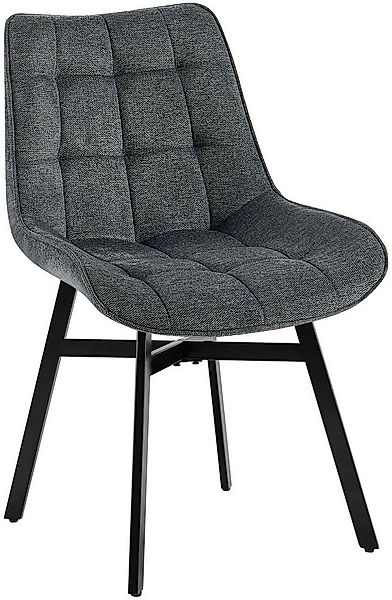 CLP Esszimmerstuhl Colby, mit Stoff- oder Samtbezug, bis 140 kg günstig online kaufen