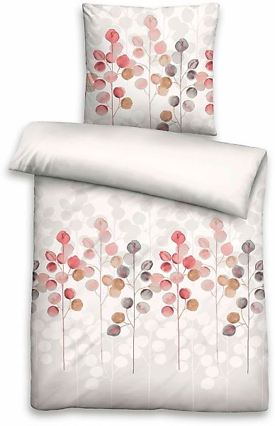 Biberna Bettwäsche "Ella" 2 Stk. tlg. absolut bügelfrei, 100% Baumwolle, mi günstig online kaufen