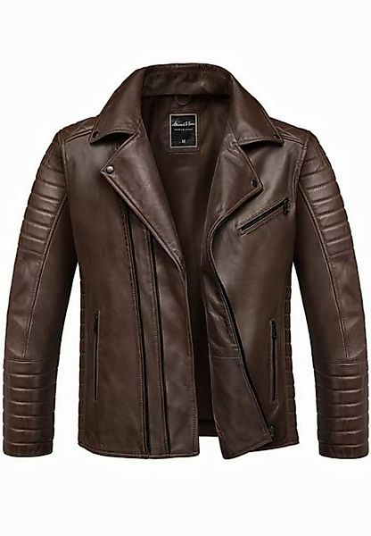 Amaci&Sons Lederjacke AMHERST Lederjacke Echtleder Herren Biker Zipper Jack günstig online kaufen