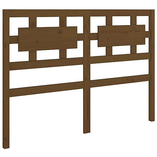 vidaXL Bett-Kopfteil Honigbraun 165,5x4x100 cm Massivholz Kiefer 818053 günstig online kaufen