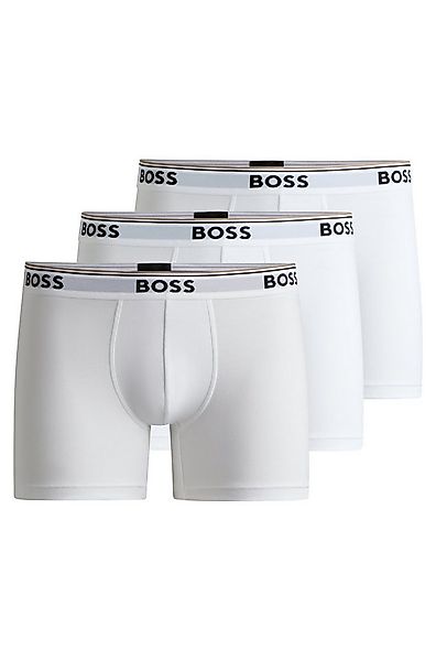 BOSS Langer Boxer Brief 3 PACK mit farblich passendem Webbund günstig online kaufen