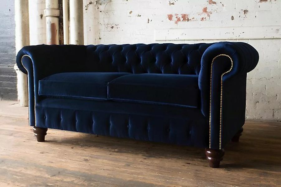 Xlmoebel Sofa Hochwertiges Ledersofa mit Stoffbezug im Chesterfield-Stil, H günstig online kaufen