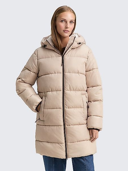 TOM TAILOR Denim Steppmantel Jacken Puffer-Mantel mit Kapuze günstig online kaufen