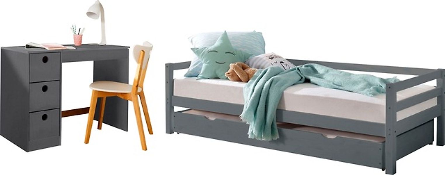Lüttenhütt Jugendzimmer-Set »Alpi«, (Spar-Set, 2 tlg.), Daybed mit 2. Liege günstig online kaufen