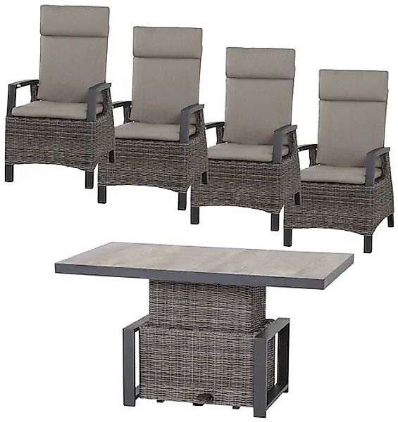 Siena Garden Garten-Essgruppe »Corido« 5 Stk. tlg. günstig online kaufen
