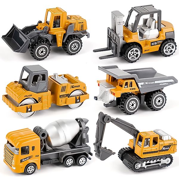 CLTYQ Spielzeug-Baumaschine Baustellenfahrzeuge, Construction Set mit günstig online kaufen