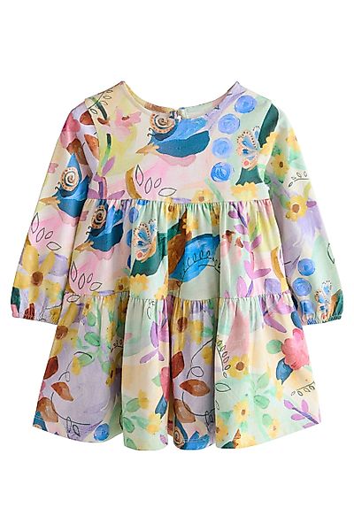 Next Volantkleid Gestuftes Kleid mit langen günstig online kaufen