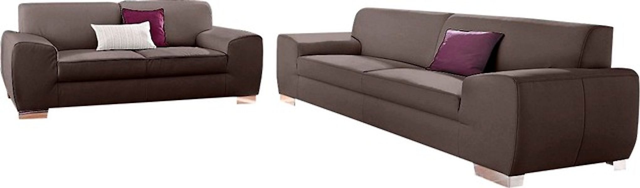 DOMO collection Polstergarnitur »Ricardo kubisch, modern und elegant, beque günstig online kaufen