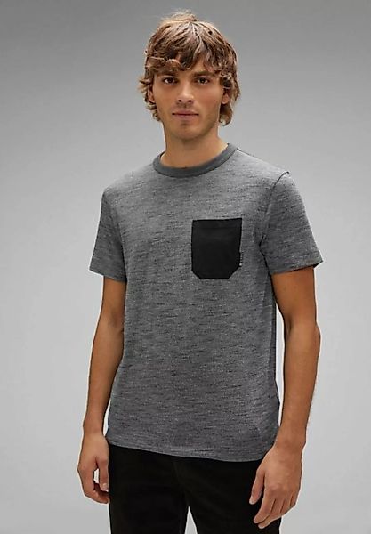 STREET ONE MEN T-Shirt, mit Brusttasche günstig online kaufen