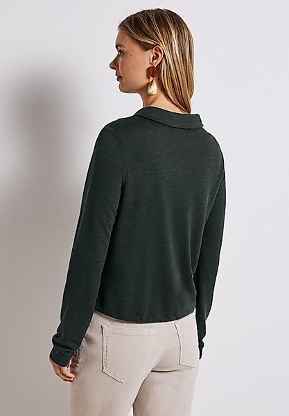 STREET ONE Strickjacke, mit Hemdkragen und Knopfleiste günstig online kaufen