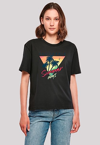 F4NT4STIC T-Shirt "California Palmen Retro", Premium Qualität günstig online kaufen