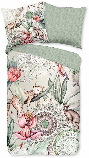 hip Wendebettwäsche »Giselah«, Mako-Satin, 135x200, Reißverschluss, Wendeop günstig online kaufen
